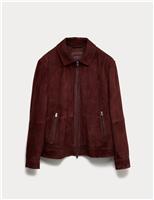 Leather Harrington Jacket