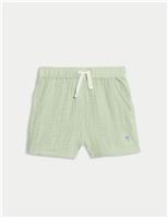 Pure Cotton Double Cloth Shorts (0-3 Yrs)