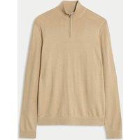 Extra Fine Merino Half Zip Jumper
