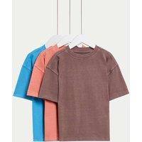 3pk Pure Cotton T-Shirts (2-8 Yrs)