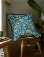 Velvet Leicester Fringed Cushion