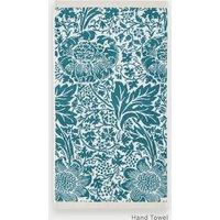 William Morris At Home Kennet Pure Cotton Towel Dark Grey