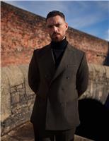 Tailored Fit Italian Wool Blend Performance Suit Jacket