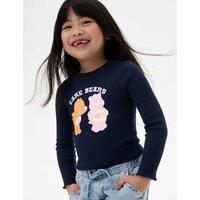 Cotton Rich Care Bears Top (2-8 Yrs)