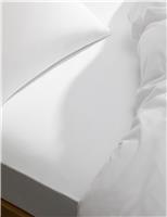 M&S Cotton Rich Fitted Sheet Dusted Mauve