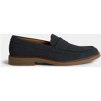 M&S Suedette Loafers Navy