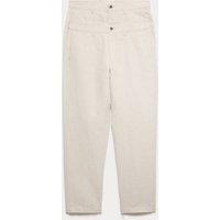 M&S 2 Pack Regular Fit Cotton Linen Blend Chinos Stone Mix