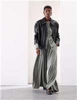 Jersey Wide Leg Joggers