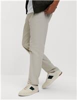 M&S Regular Fit Elasticated Waist Chinos Mole
