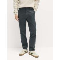M&S Regular Fit Half Elasticated Waist Chinos Dark Pewter