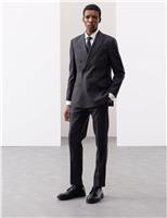 Pure Wool Double Breasted Check Jacket