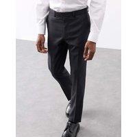 Tailored Fit Pure Wool Check Suit Trousers