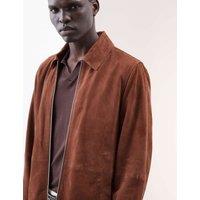 Suede Harrington Jacket