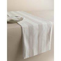 Cotton Rich Striped Table Runner