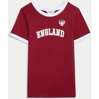 Pure Cotton England Slim Fit Ringer Tee