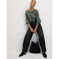 Lyocell Rich Printed Blouse