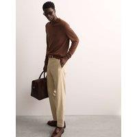 JAEGER Tailored Fit Italian Chinos Camel