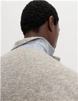 Tailored Fit Wool Blend Textured Blazer