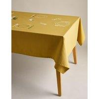 Pure Cotton Bistro Embroidered Tablecloth