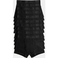 M&S 10 Pack Cotton Rich Trunks (5-16 Yrs) Black