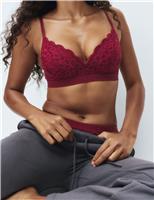 Cleo Lace Non Wired Plunge Bra (A-E)