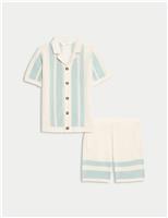 2pc Pure Cotton Knitted Top & Bottom Outfit (2-8 Yrs)