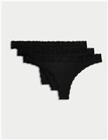 3pk Cotton Rich Thongs
