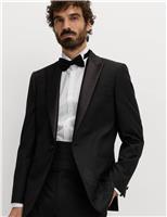 Tailored Fit Embroidered Stretch Blazer