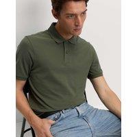 M&S Ultimate Pique Polo Shirt Dark Green