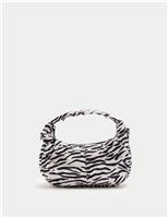 Nylon Animal Print Crossbody Bag