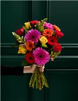 Bright Rose, Germini & Antirrhinum Bouquet