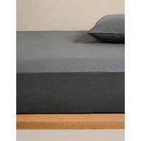 M&S Body Sensor Deep Fitted Sheet Charcoal