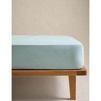 M&S Body Sensor Extra Deep Fitted Sheet Blue