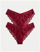 2pk Cleo Lace Miami Knickers