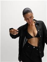 Pure Cotton Collared Beach Shirt