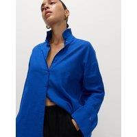 Pure Cotton Collared Beach Shirt