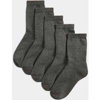 5pk Ultimate Comfort Cotton Blend Socks
