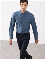 Tailored Fit Stretch Performance Printed Shirt