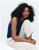 2pk Pure Cotton Striped Pyjama Bottoms