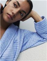 Quilted Hooded Long Dressing Gown