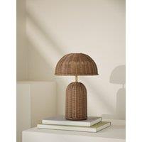 Colby Rechargeable Rattan Table Lamp