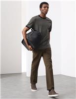 Pure Cotton Geometric Jacquard T shirt