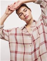 Pure Cotton Checked Nightshirt