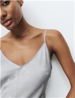 Satin Star Print Chemise