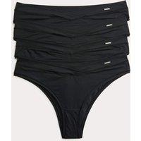 Autograph 4pk Flexifit Brazilian Knickers Black