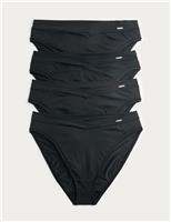 4pk Flexifit High Leg Knickers