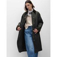 Cotton Rich Collared Utility Car Coat