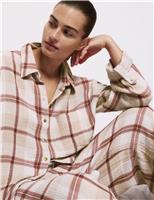 Pure Cotton Checked Pyjama Set