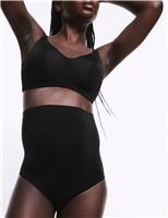 M&S 3pk Seamless Over Bump Maternity Briefs Grey Mix