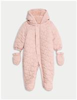 Quilted Hooded Snowsuit (0-3 Yrs)